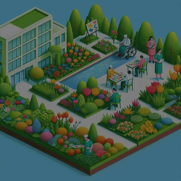 Comment les jardins thérapeutiques peuvent-ils bénéficier aux patients hospitalisés ?