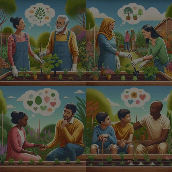 En quoi l'engagement dans des projets de jardinage communautaire peut-il renforcer les liens sociaux et promouvoir la santé mentale ?